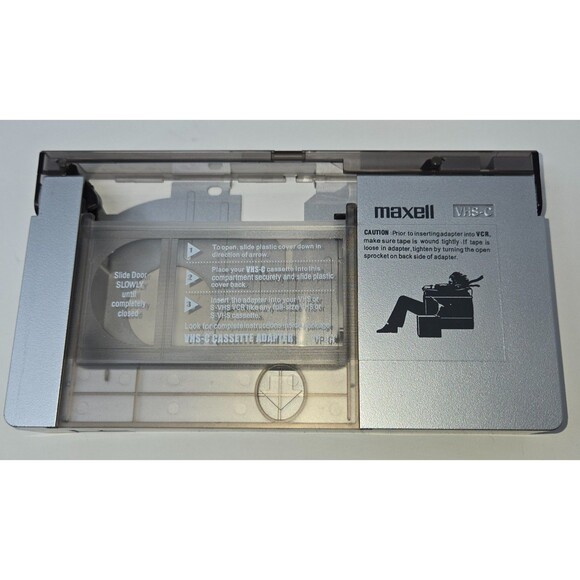 JVC Compact VHS Camcorder VHS-C GR-AXM17U w/ Tape Adapter Case Power & RCA Cords - Picture 10 of 16